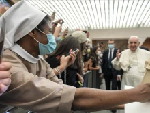 Pope Francis’ general audience in the Paul VI Hall at the Vatican, Sept. 1, 2021.